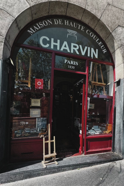 Charvin Art Supply shop in Paris