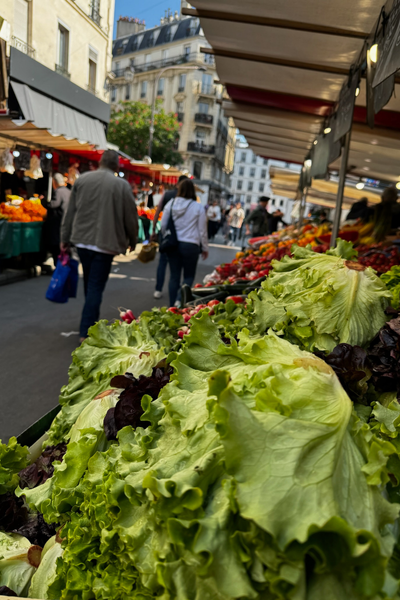 D’Aligre Market in Paris vender