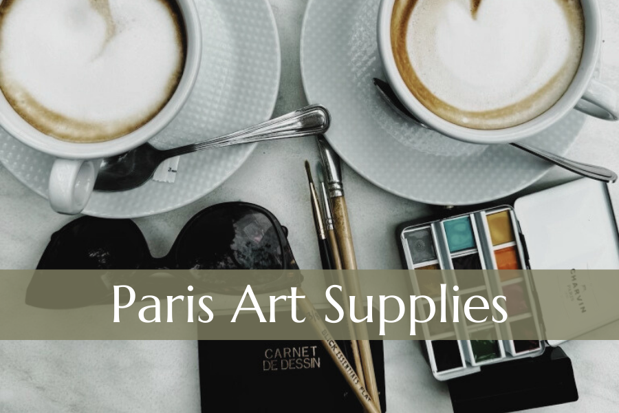 Art supplies from Paris Banner photo